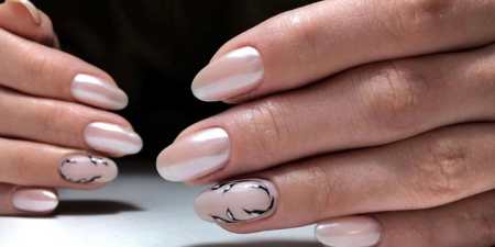 Перловий манікюр — ідеї дизайну з фото