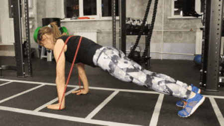 Схема віджимань від підлоги — вправи для набору маси