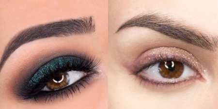 Денний макіяж для карих очей — як самостійно без помилок зробити легкий, стильний і яскравий образ