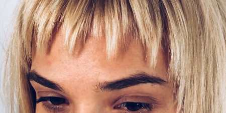 Чубчик на дві сторони в стрижках, фото і відео