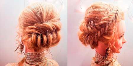 Зачіски на випускний на середнє волосся: красиві укладання з фото