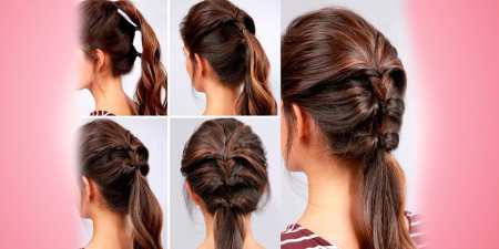 Прості зачіски на середнє волосся своїми руками в домашніх умовах — види трендових укладок волосся з описом і фото