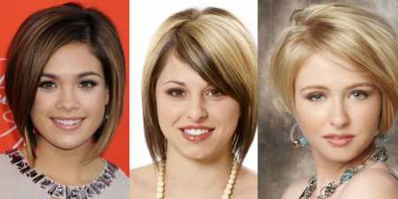 Зачіски для повного обличчя — огляд модних образів для дівчат і жінок з коментарями і фото