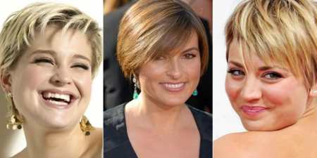 Стрижки для повного обличчя — варіанти та особливості укладок для круглолицих дівчат або жінок з фото