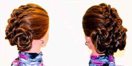 Зачіски на випускний на середнє волосся: красиві укладання з фото