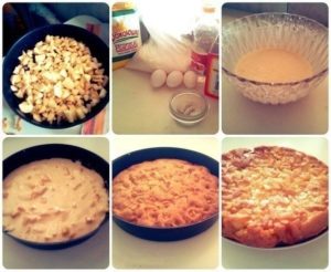 Шарлотка з яблуками і корицею – просто і смачно