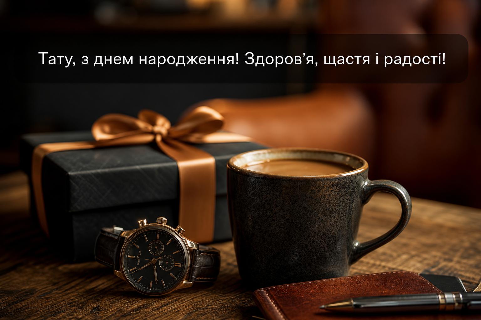 СМС привітання з днем народження татові простими словами