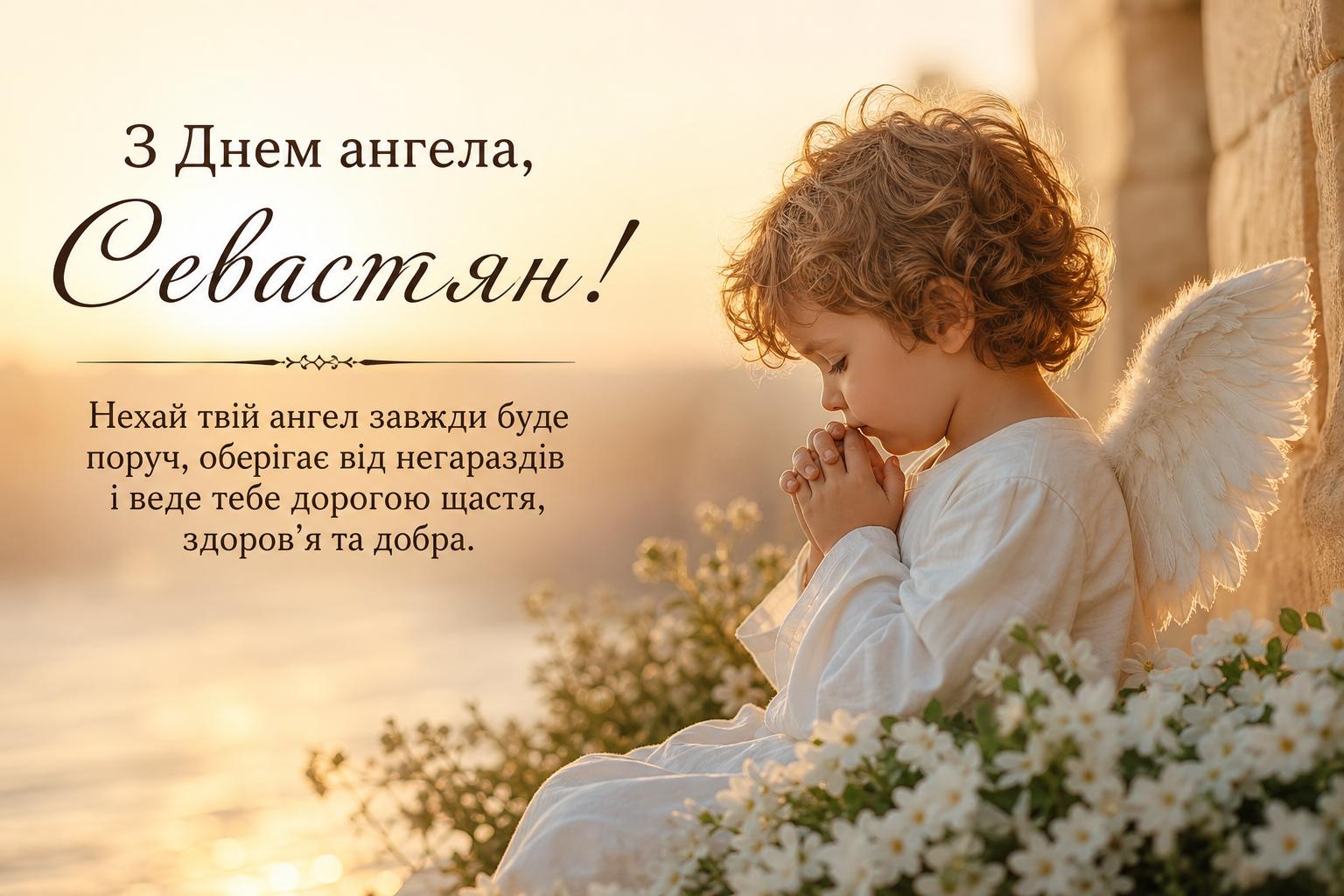 Привітання з днем ангела Севастяна у прозі, до сліз. Привітання у віршах з днем ангела Севастяна Привітання з днем ангела Севастяна у прозі, до сліз. Привітання у віршах з днем ангела Севастяна фото