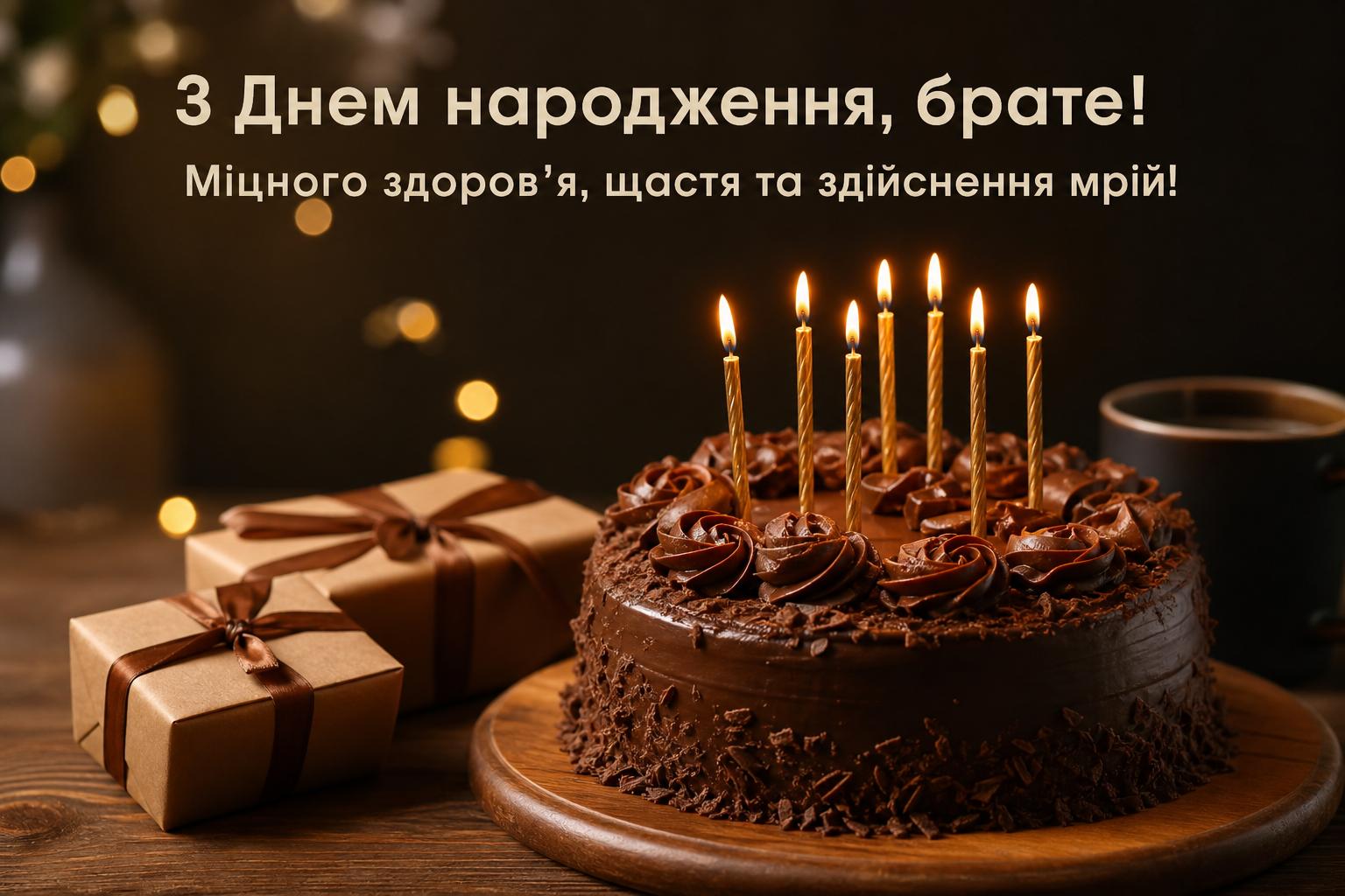 Кращі привітання з днем народження брату українською мовою. Привітання з днем народження брату у прозі Кращі привітання з днем народження брату українською мовою. Привітання з днем народження брату у прозі фото