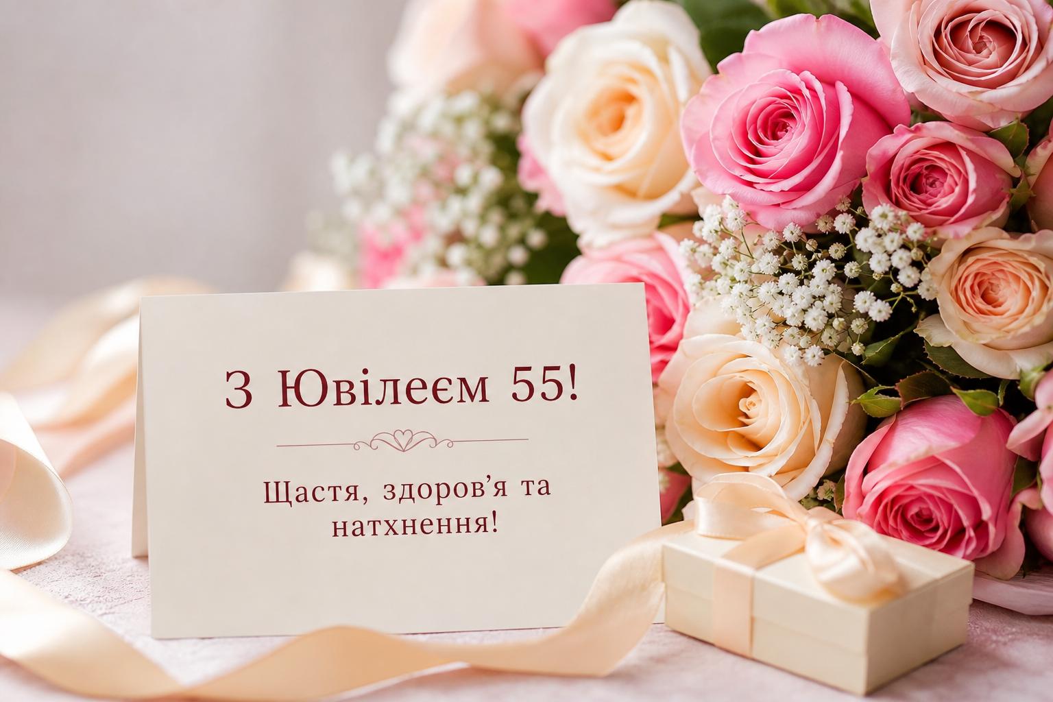 СМС привітання на Ювілей 55 років жінці. Короткі побажання (для СМС) з 55-річчям для жінки СМС привітання на Ювілей 55 років жінці. Короткі побажання (для СМС) з 55-річчям для жінки фото