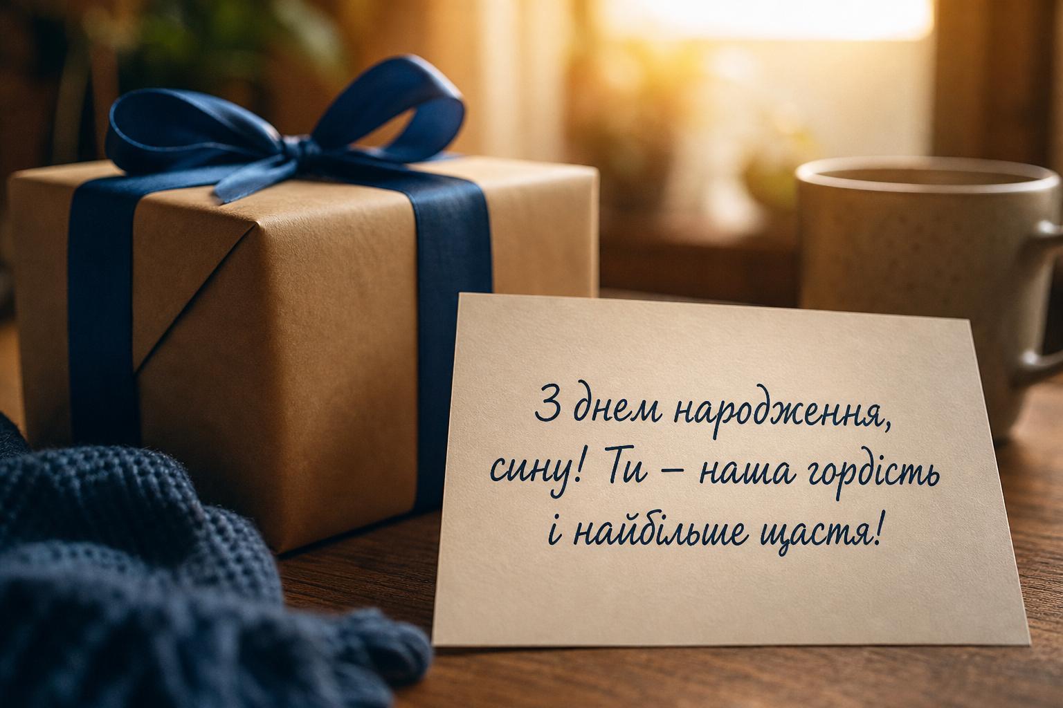 Щирі привітання з днем народження сину у прозі, до сліз