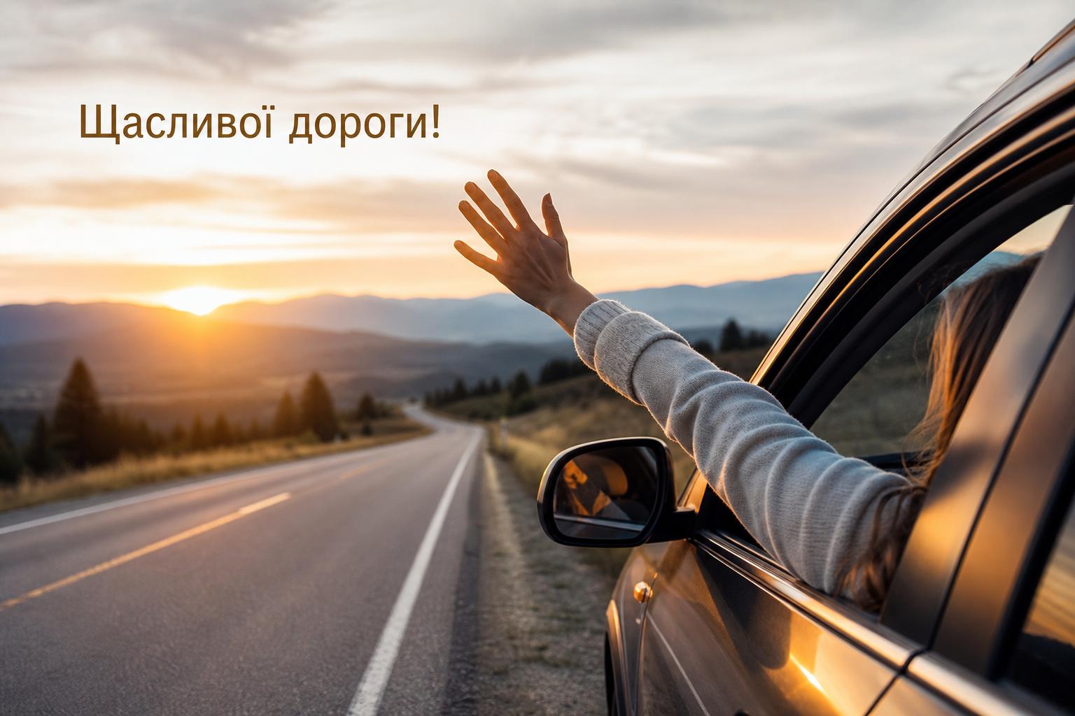 Кращі побажання в дорогу українською мовою