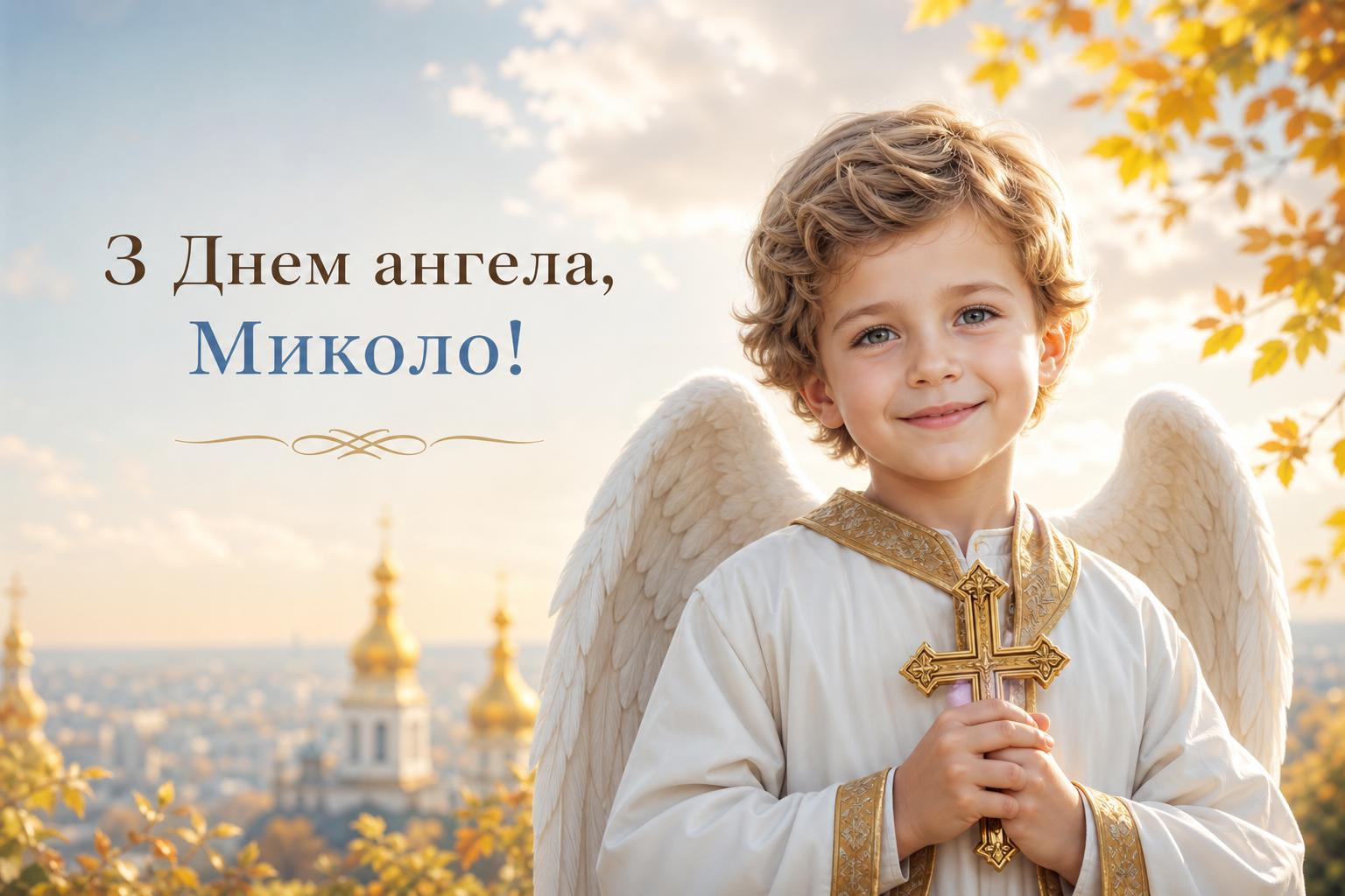 Красиві привітання з днем ангела Миколи українською мовою