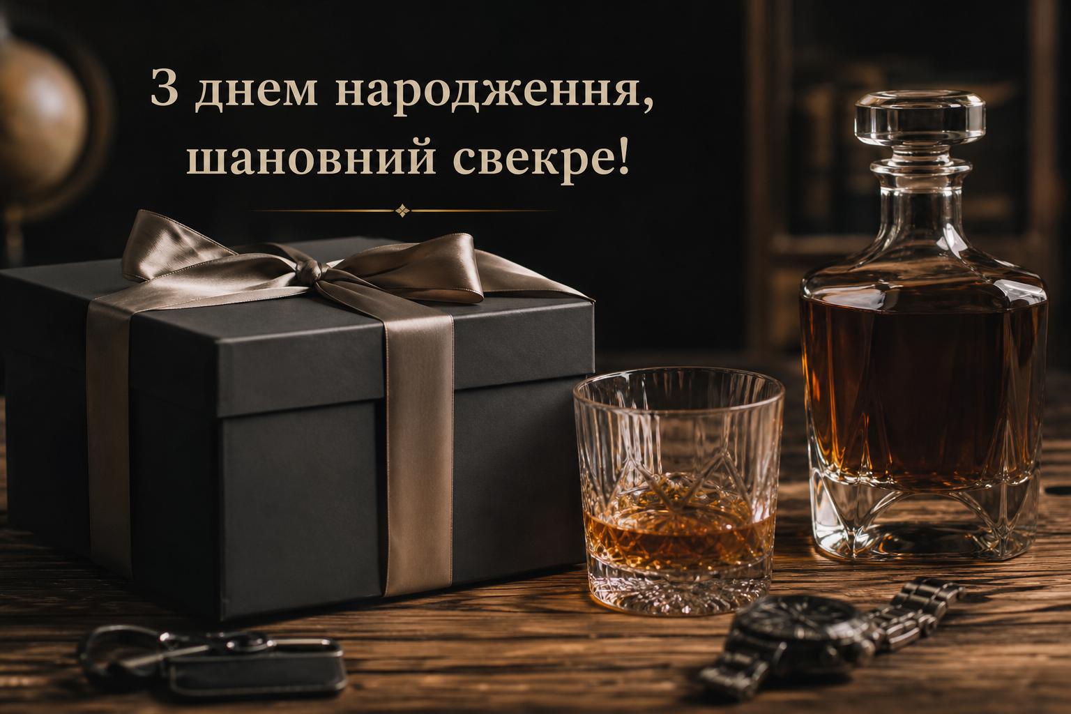 СМС привітання з днем народження свекру українською