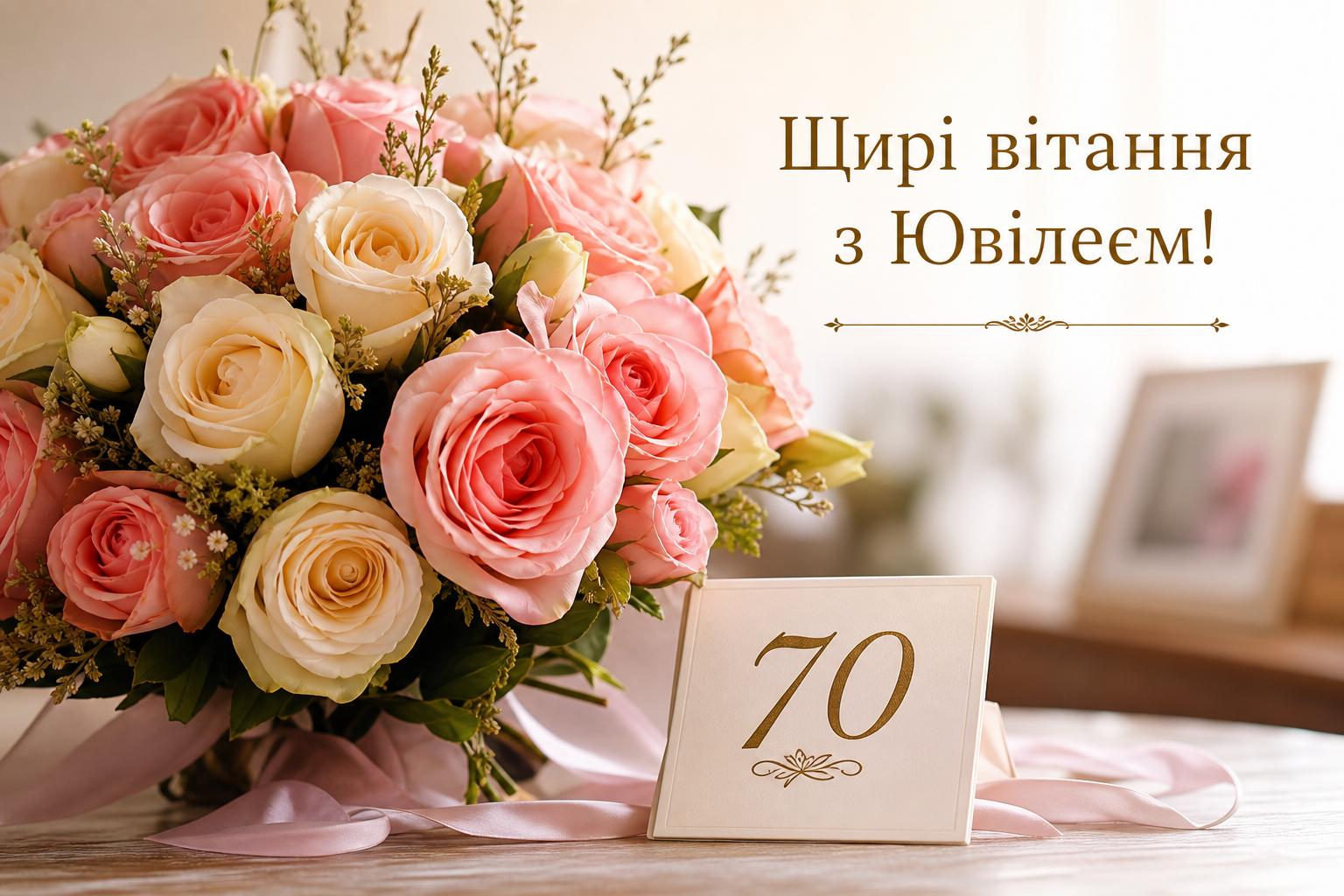 Щирі привітання на Ювілей 70 років жінці українською. Привітання у прозі з ювілеєм 70 років жінці Щирі привітання на Ювілей 70 років жінці українською. Привітання у прозі з ювілеєм 70 років жінці фото