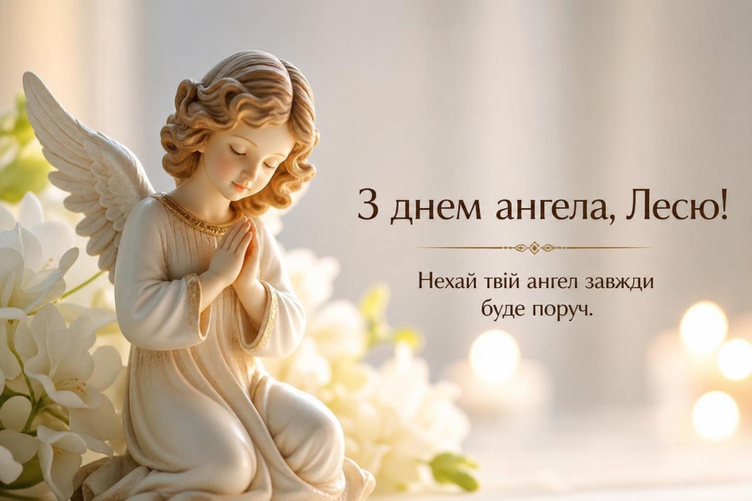 Короткі привітання з днем ангела Лесі у прозі, до сліз. Привітання з днем ангела Лесі у віршах Короткі привітання з днем ангела Лесі у прозі, до сліз. Привітання з днем ангела Лесі у віршах фото