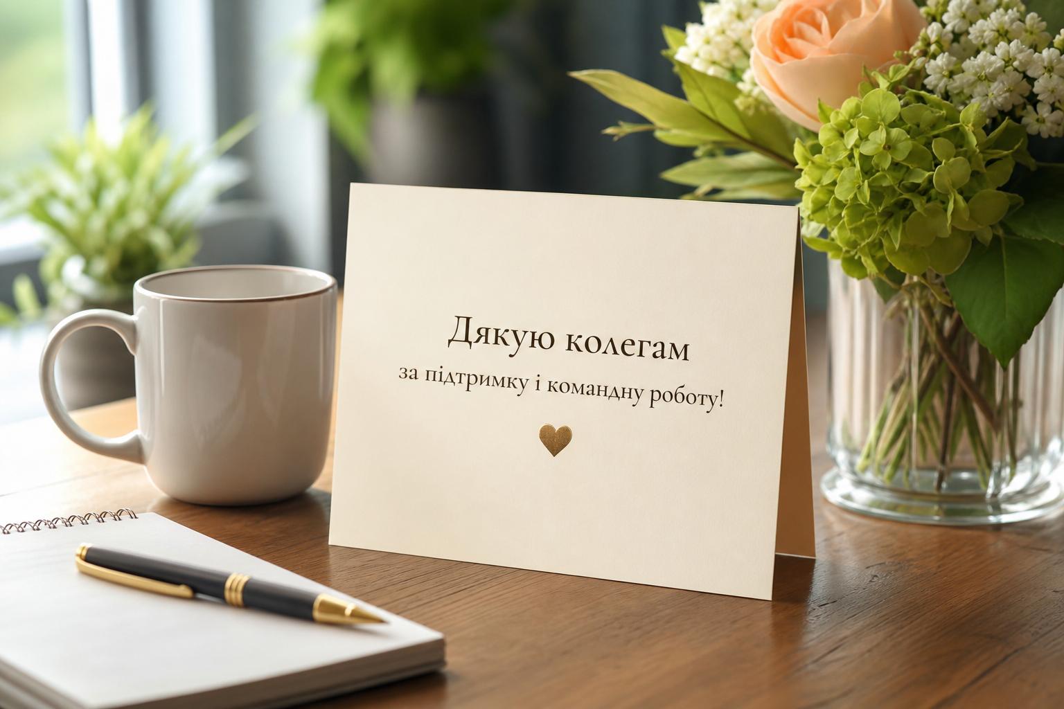 Кращі слова подяки колегам по роботі