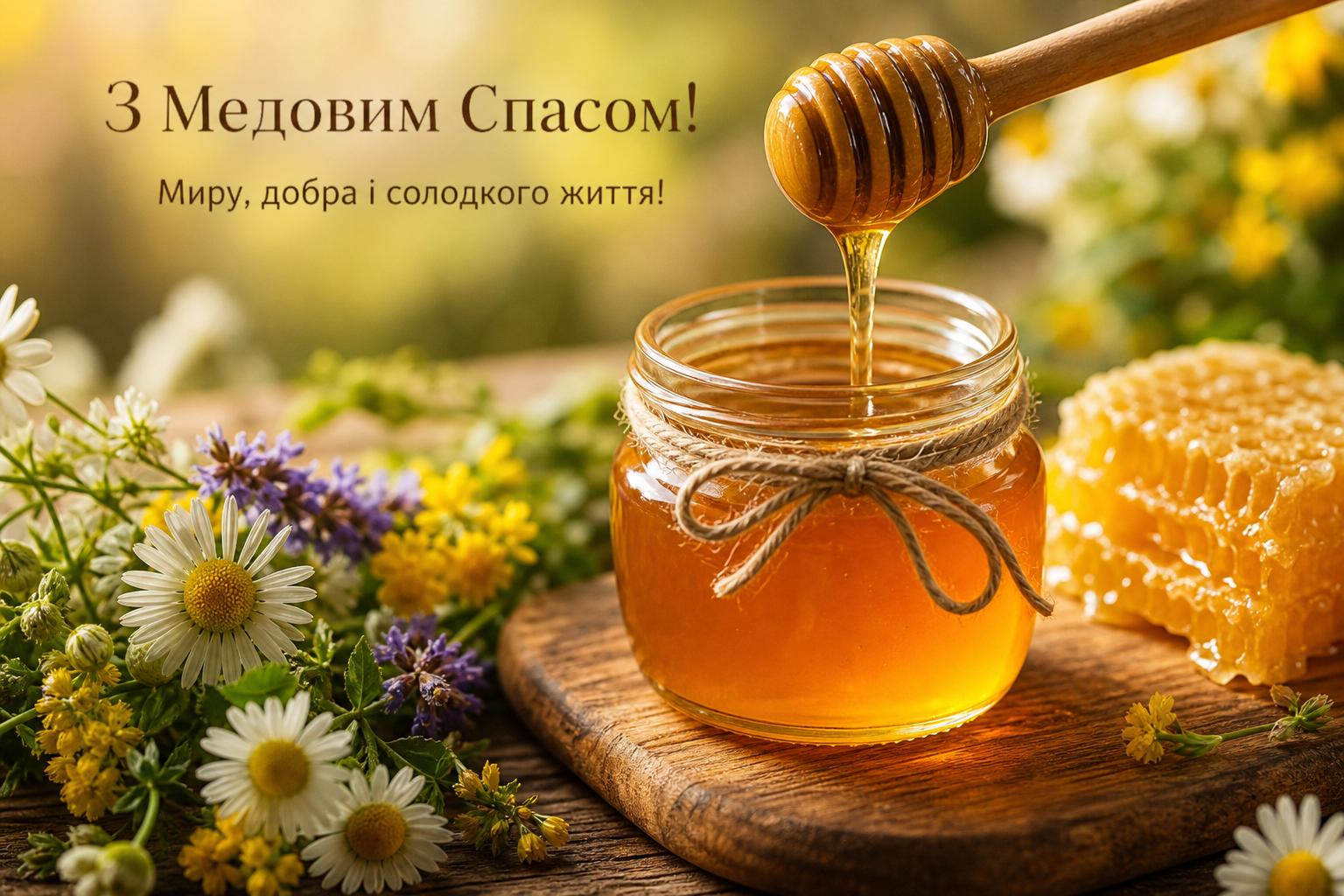 Красиві привітання з Медовим Спасом простими словами