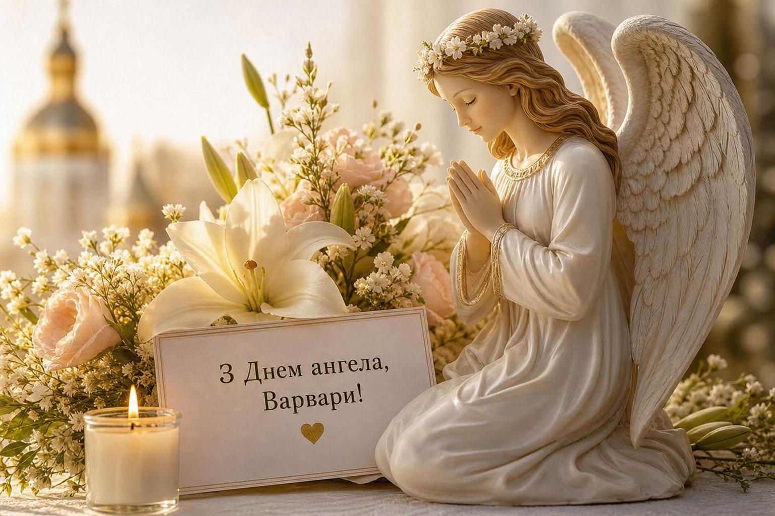 Привітання з днем ангела Варвари українською