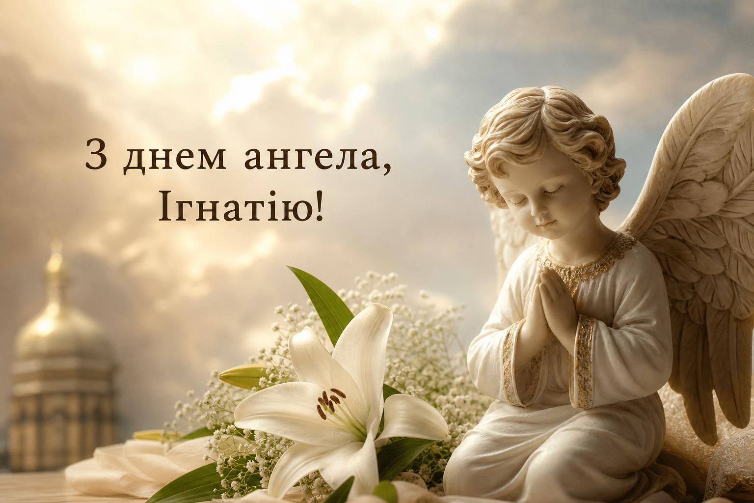 Кращі привітання з днем ангела Ігнатія українською
