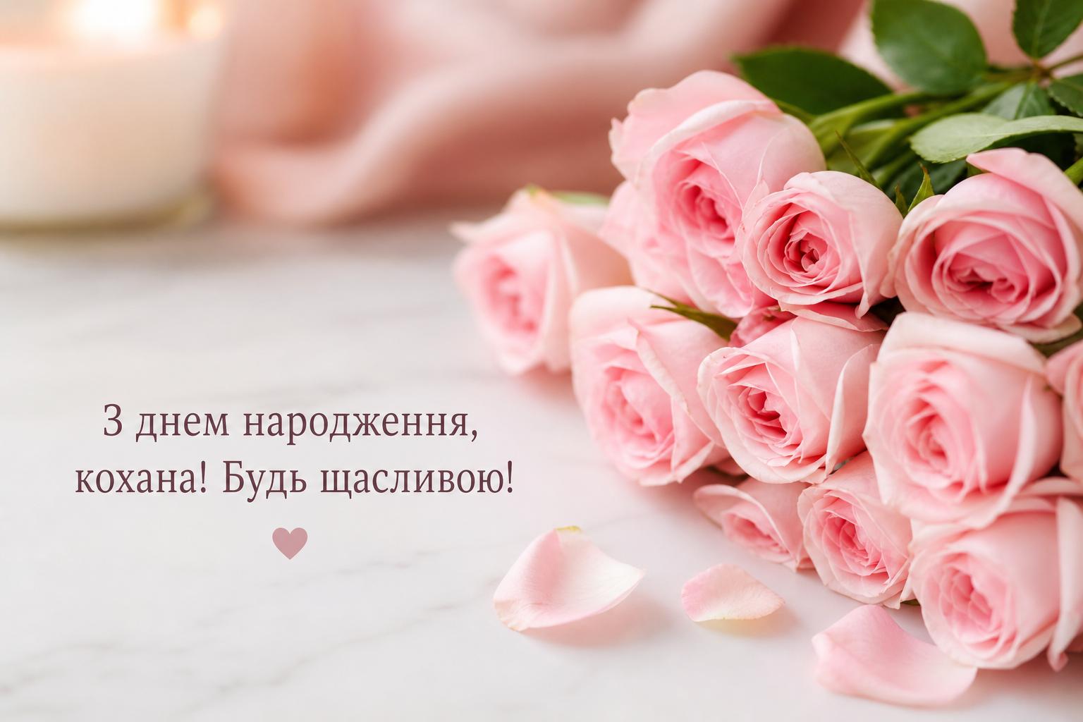 Щирі привітання з днем народження коханій простими словами. Короткі побажання (для СМС) Щирі привітання з днем народження коханій простими словами. Короткі побажання (для СМС) фото