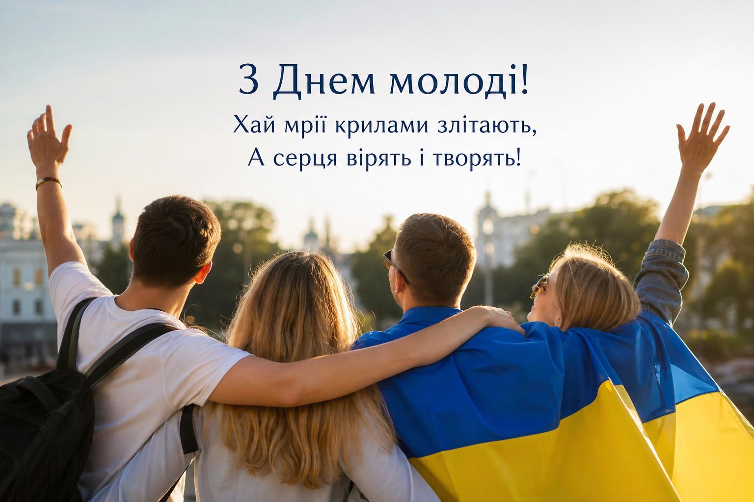 СМС привітання з Днем молоді українською мовою. Привітання у віршах з Днем молоді СМС привітання з Днем молоді українською мовою. Привітання у віршах з Днем молоді фото