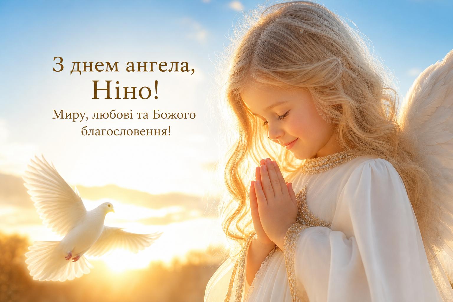 Привітання з днем ангела Ніни своїми словами, до сліз. Привітання з днем ангела Ніни у віршах Привітання з днем ангела Ніни своїми словами, до сліз. Привітання з днем ангела Ніни у віршах фото
