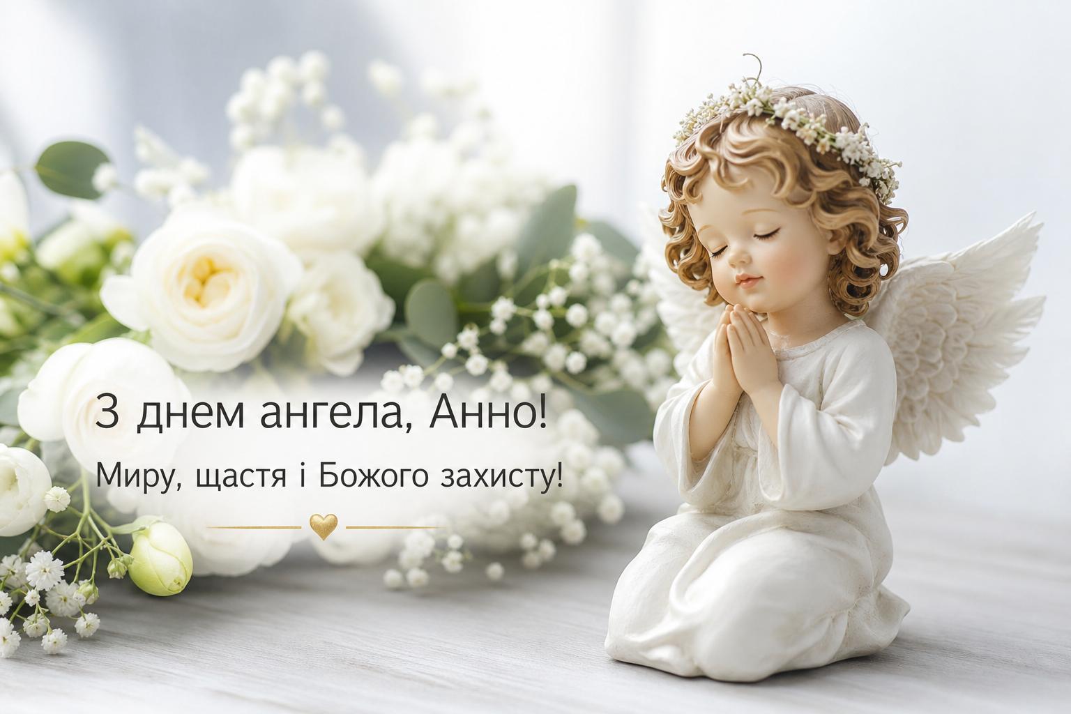 Оригінальні привітання з днем ангела Анни українською. Короткі побажання для СМС Оригінальні привітання з днем ангела Анни українською. Короткі побажання для СМС фото