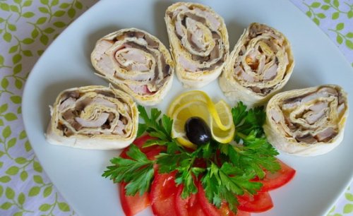 Лаваш з начинкою – 4 найсмачніших рецепта