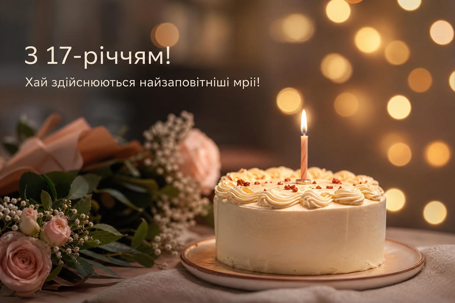Оригінальні привітання з днем народження на 17 років своїми словами, до сліз. Короткі побажання (для СМС) з 17-річчям Оригінальні привітання з днем народження на 17 років своїми словами, до сліз. Короткі побажання (для СМС) з 17-річчям фото