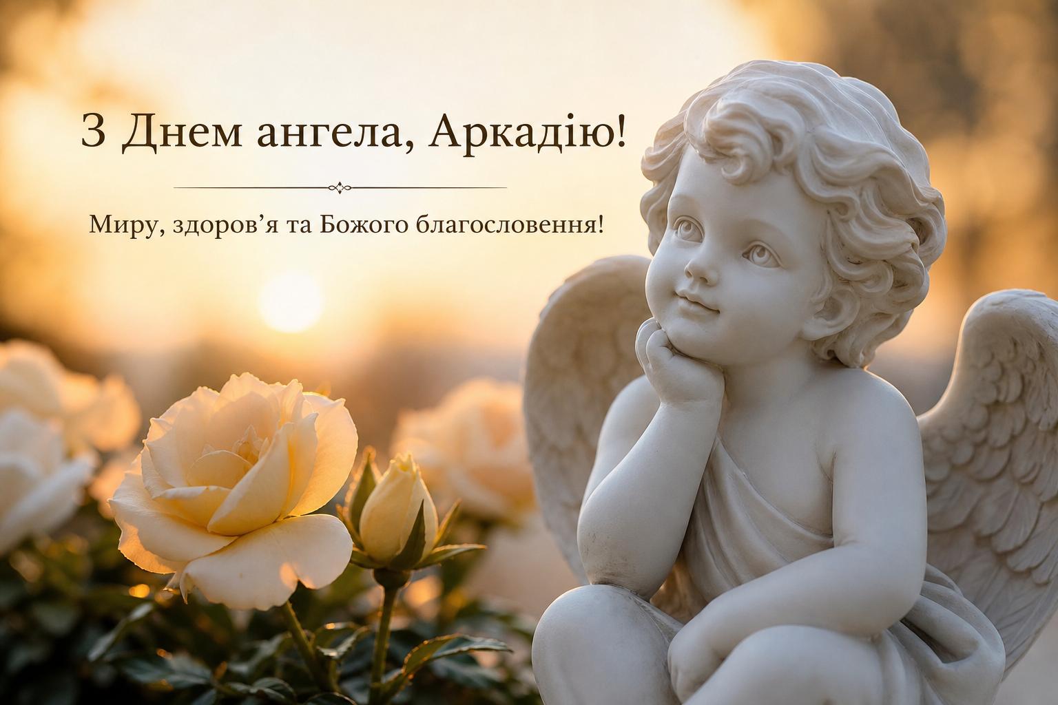 Привітання з днем ангела Аркадія у прозі, українською мовою. Привітання у прозі з днем ангела Аркадія Привітання з днем ангела Аркадія у прозі, українською мовою. Привітання у прозі з днем ангела Аркадія фото