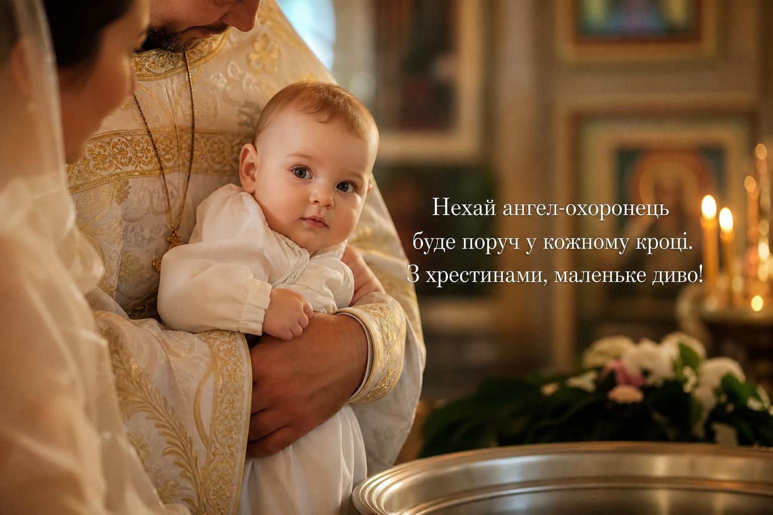 Оригінальні привітання з хрестинами у прозі, до сліз