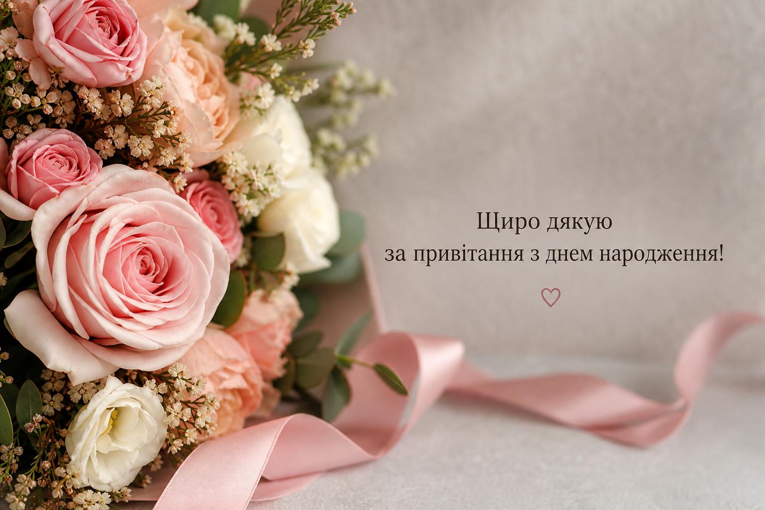 Короткі слова дякую за привітання з днем народження українською. Слова подяки за привітання з днем народження у прозі Короткі слова дякую за привітання з днем народження українською. Слова подяки за привітання з днем народження у прозі фото