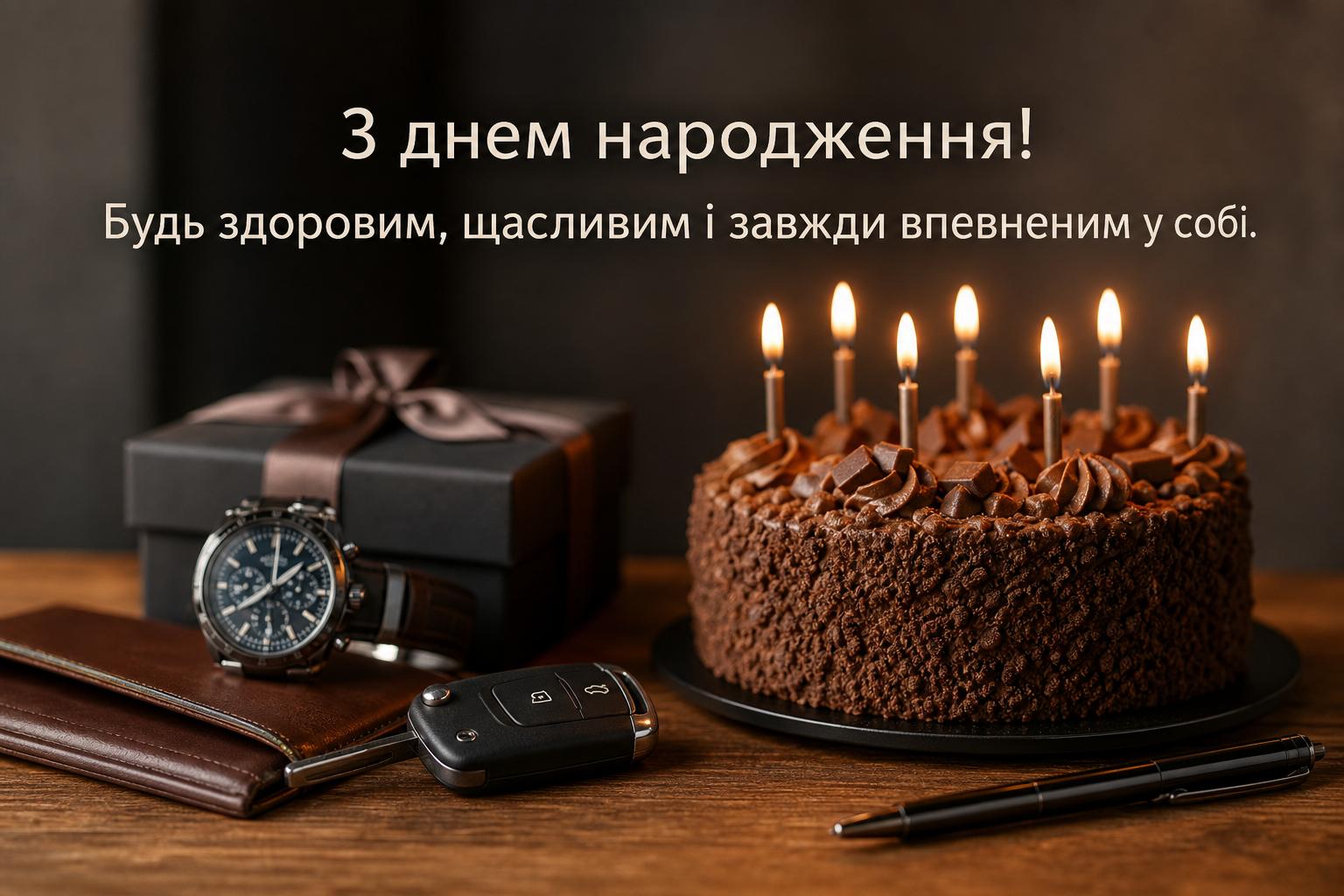 СМС привітання з днем народження чоловікові і татові у прозі, українською мовою