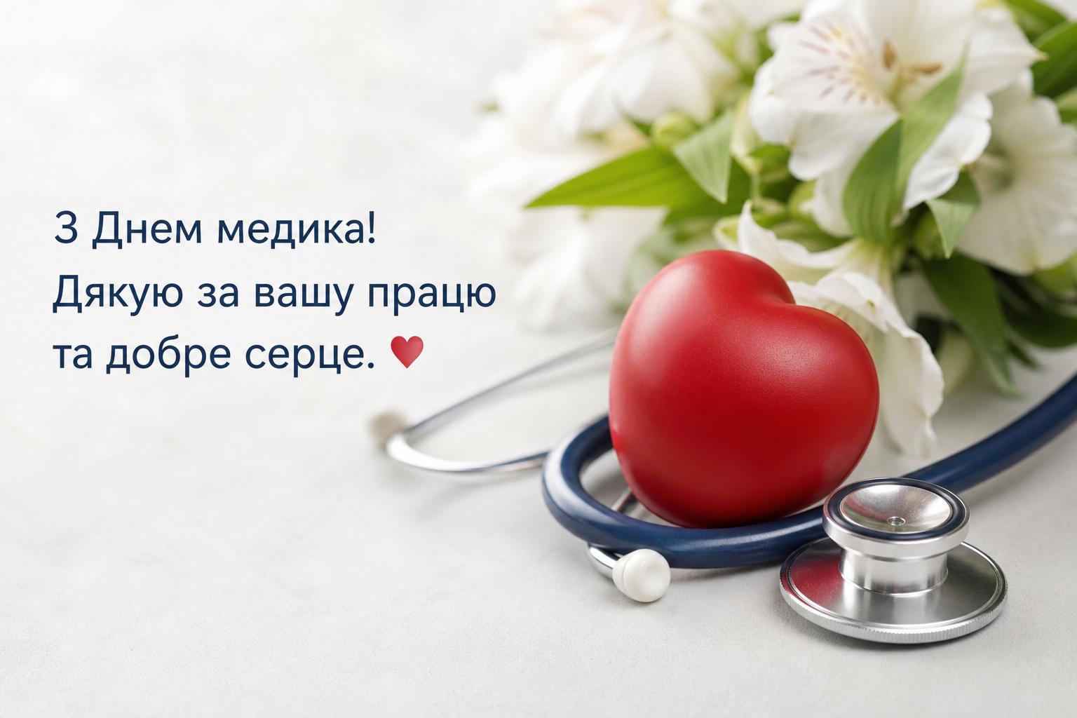 СМС привітання з Днем медика своїми словами