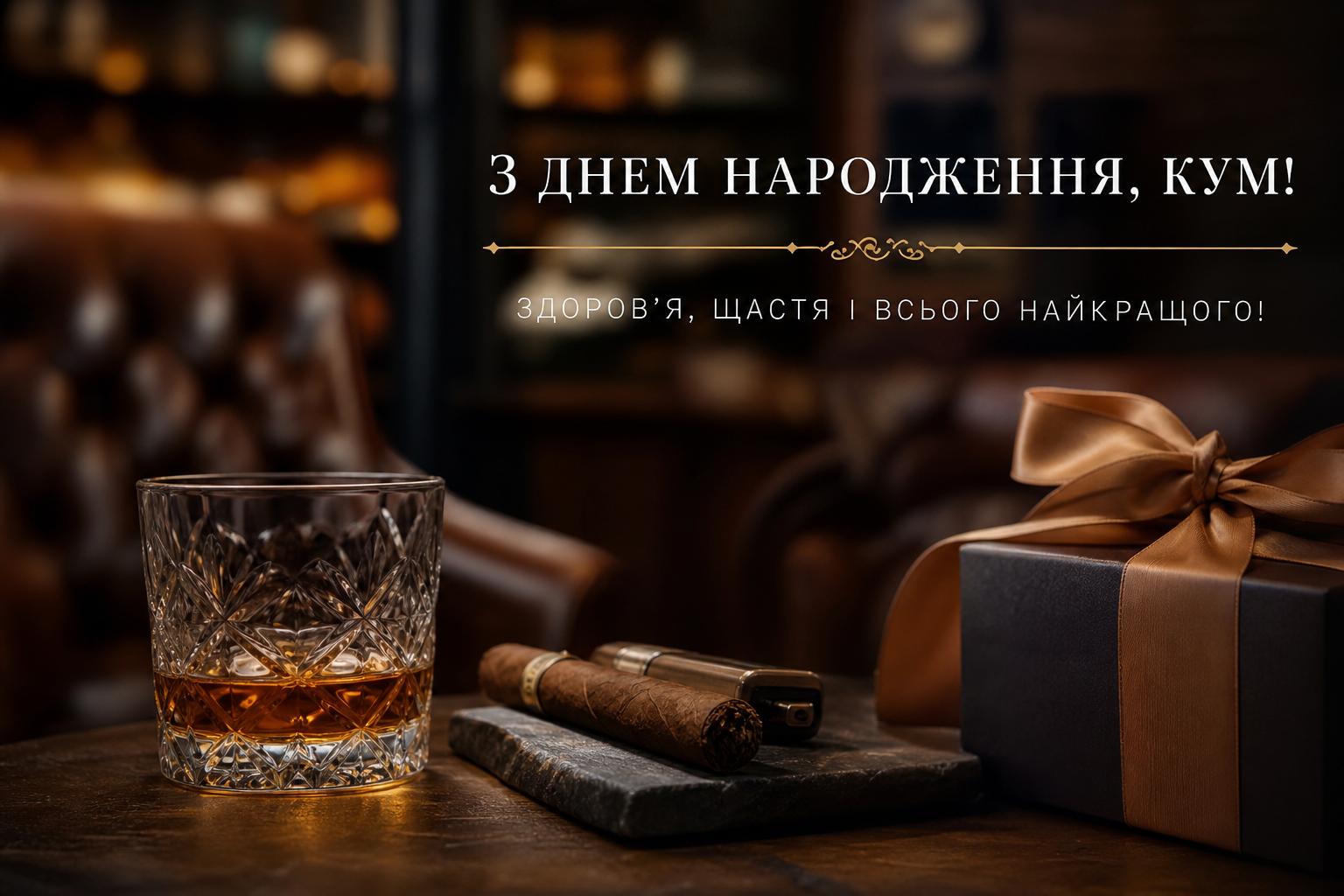 Привітання з днем народження куму своїми словами, до сліз