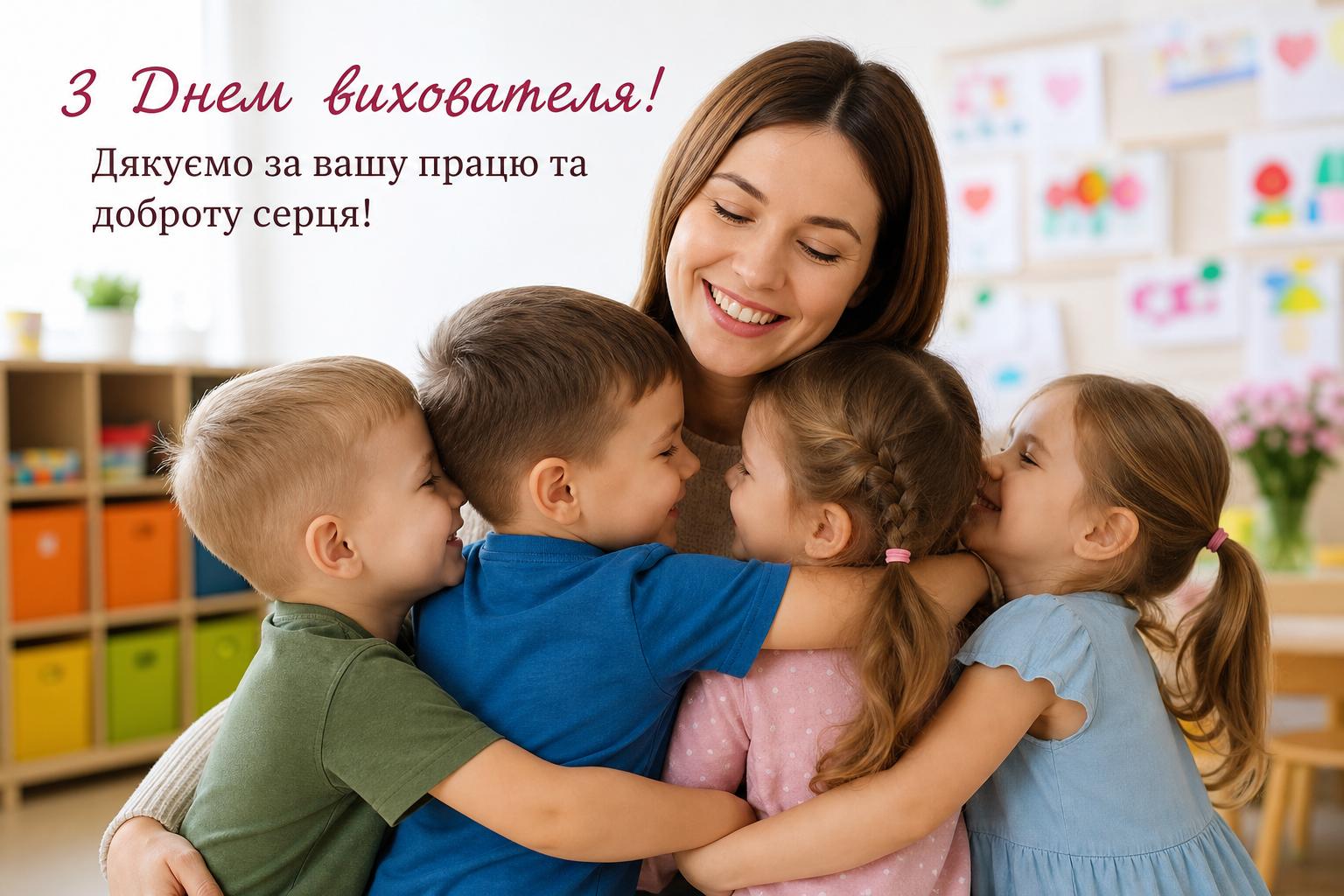 Кращі привітання з Днем вихователя українською мовою