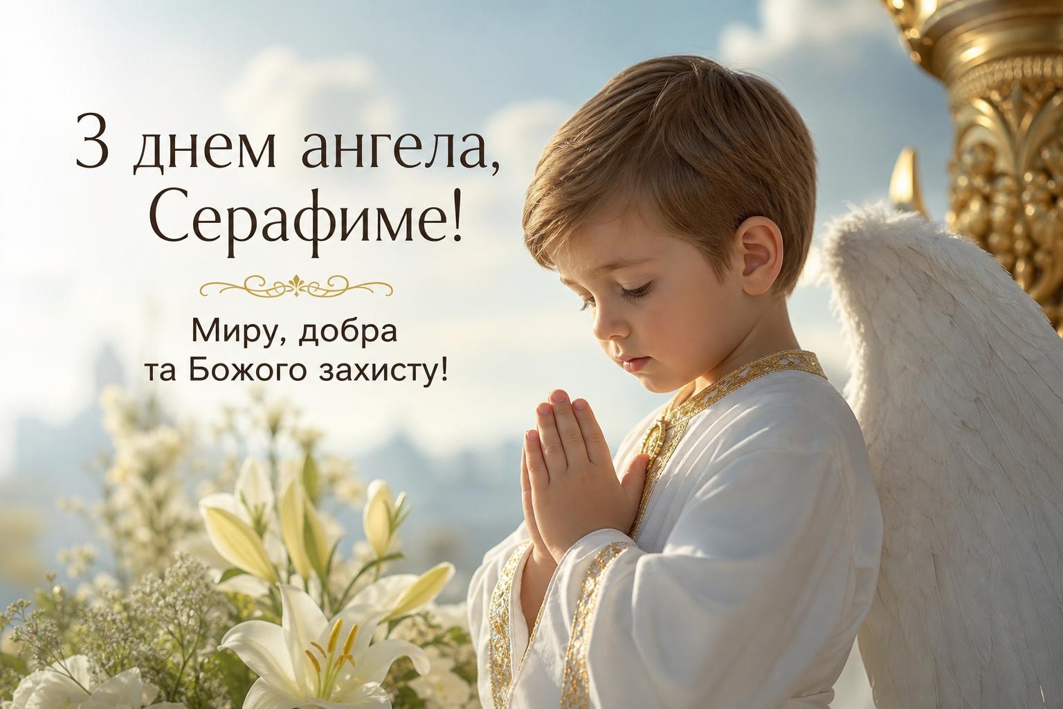Красиві привітання з днем ангела Серафима у прозі, українською мовою. Привітання для Серафима у віршах Красиві привітання з днем ангела Серафима у прозі, українською мовою. Привітання для Серафима у віршах фото