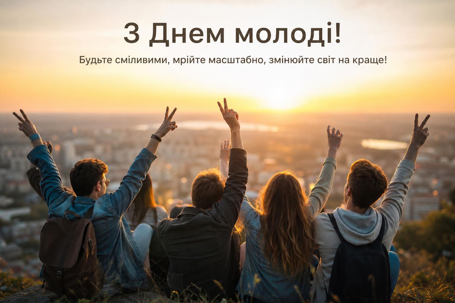 Красиві привітання з Днем молоді у прозі, українською мовою. Віршовані привітання з Днем молоді Красиві привітання з Днем молоді у прозі, українською мовою. Віршовані привітання з Днем молоді фото
