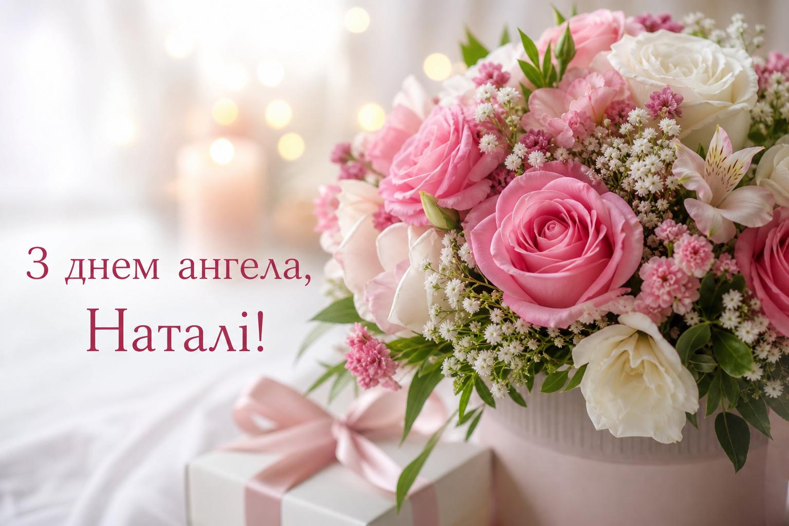Привітання з днем ангела Наталі простими словами. Привітання з днем ангела Наталі в прозі Привітання з днем ангела Наталі простими словами. Привітання з днем ангела Наталі в прозі фото