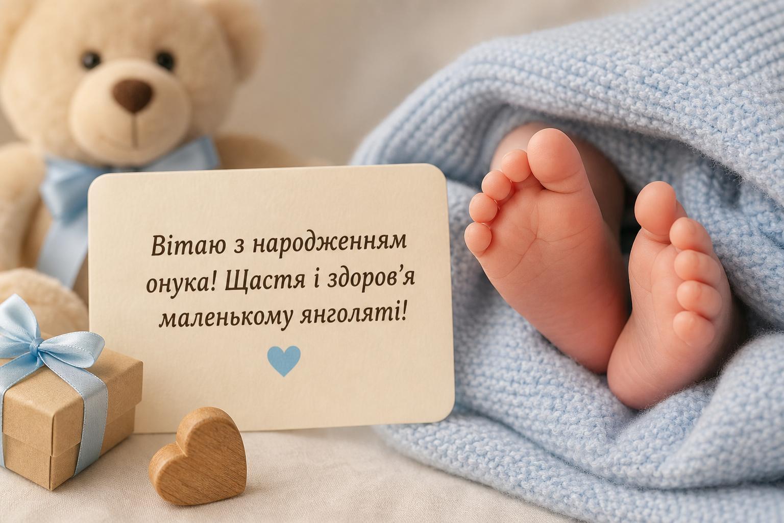 СМС привітання з народженням онука українською. Короткі побажання для СМС СМС привітання з народженням онука українською. Короткі побажання для СМС фото