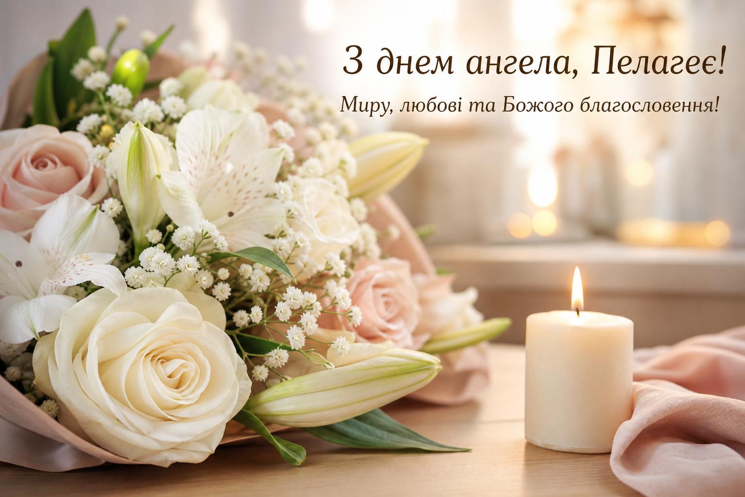 Кращі привітання з днем ангела Пелагеї своїми словами, у прозі
