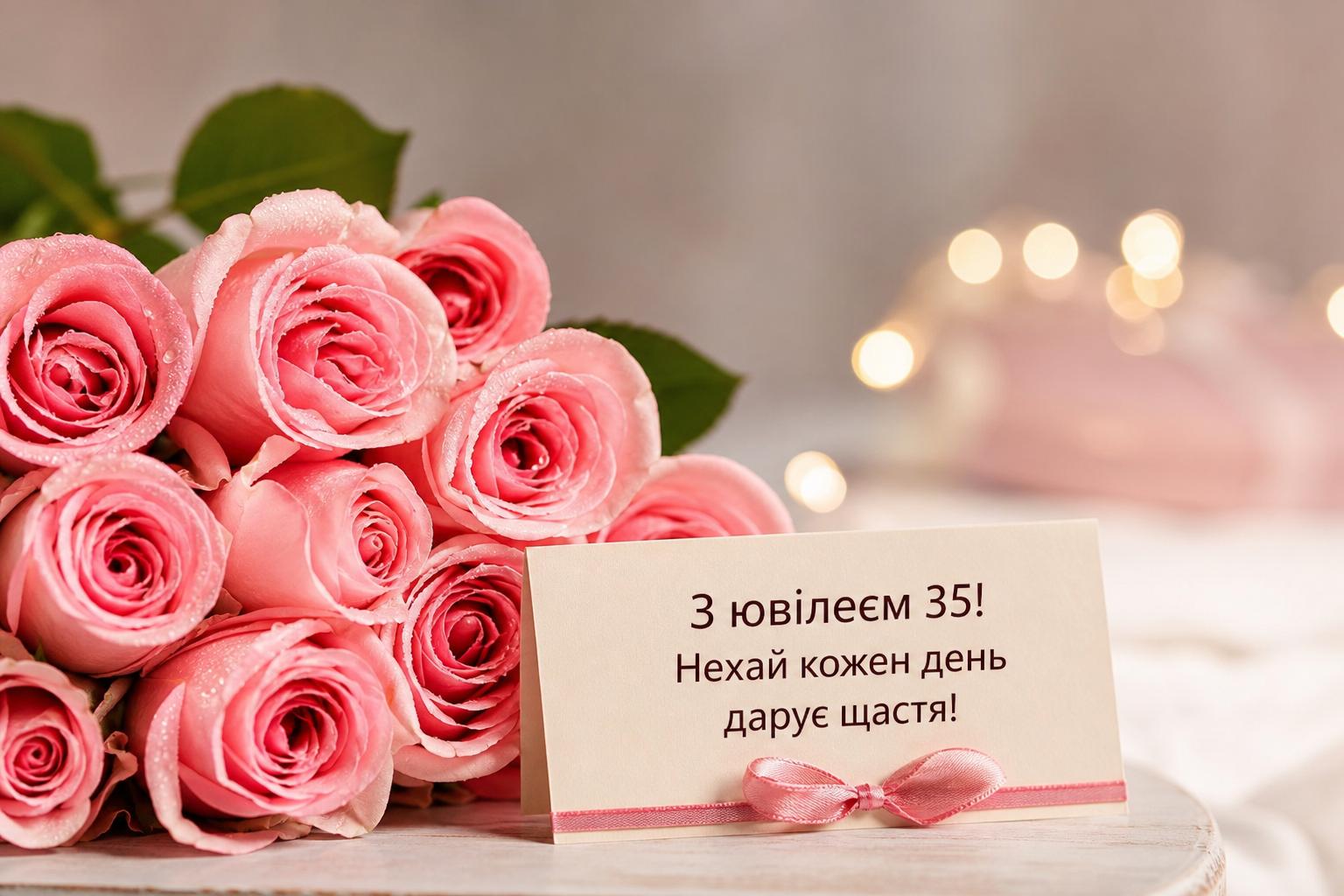 Зворушливі привітання на Ювілей 35 років жінці своїми словами, до сліз. Короткі побажання (для СМС) Зворушливі привітання на Ювілей 35 років жінці своїми словами, до сліз. Короткі побажання (для СМС) фото