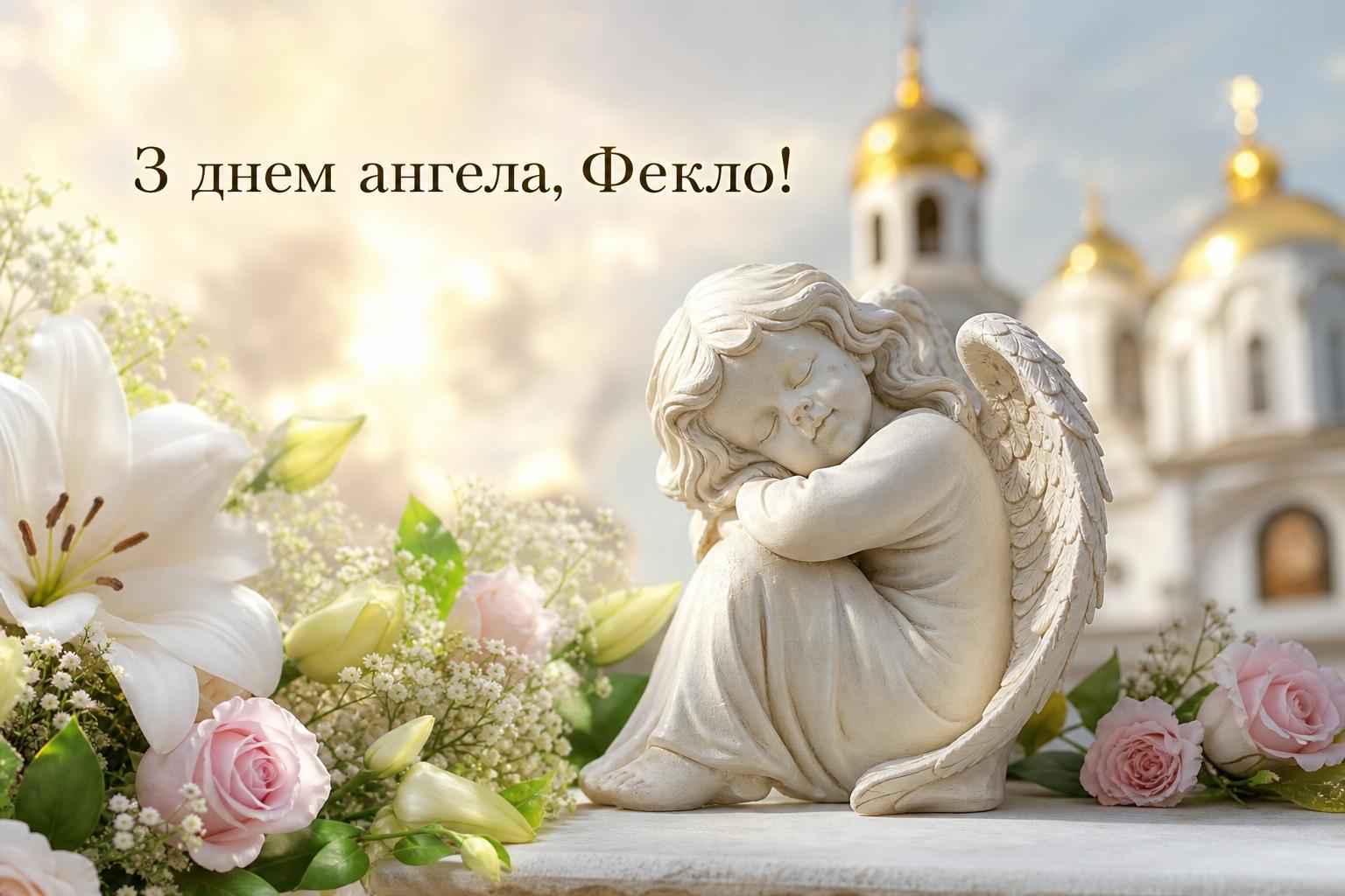 Привітання з днем ангела Фекла у прозі, українською мовою. Привітання у прозі з днем ангела Фекли Привітання з днем ангела Фекла у прозі, українською мовою. Привітання у прозі з днем ангела Фекли фото