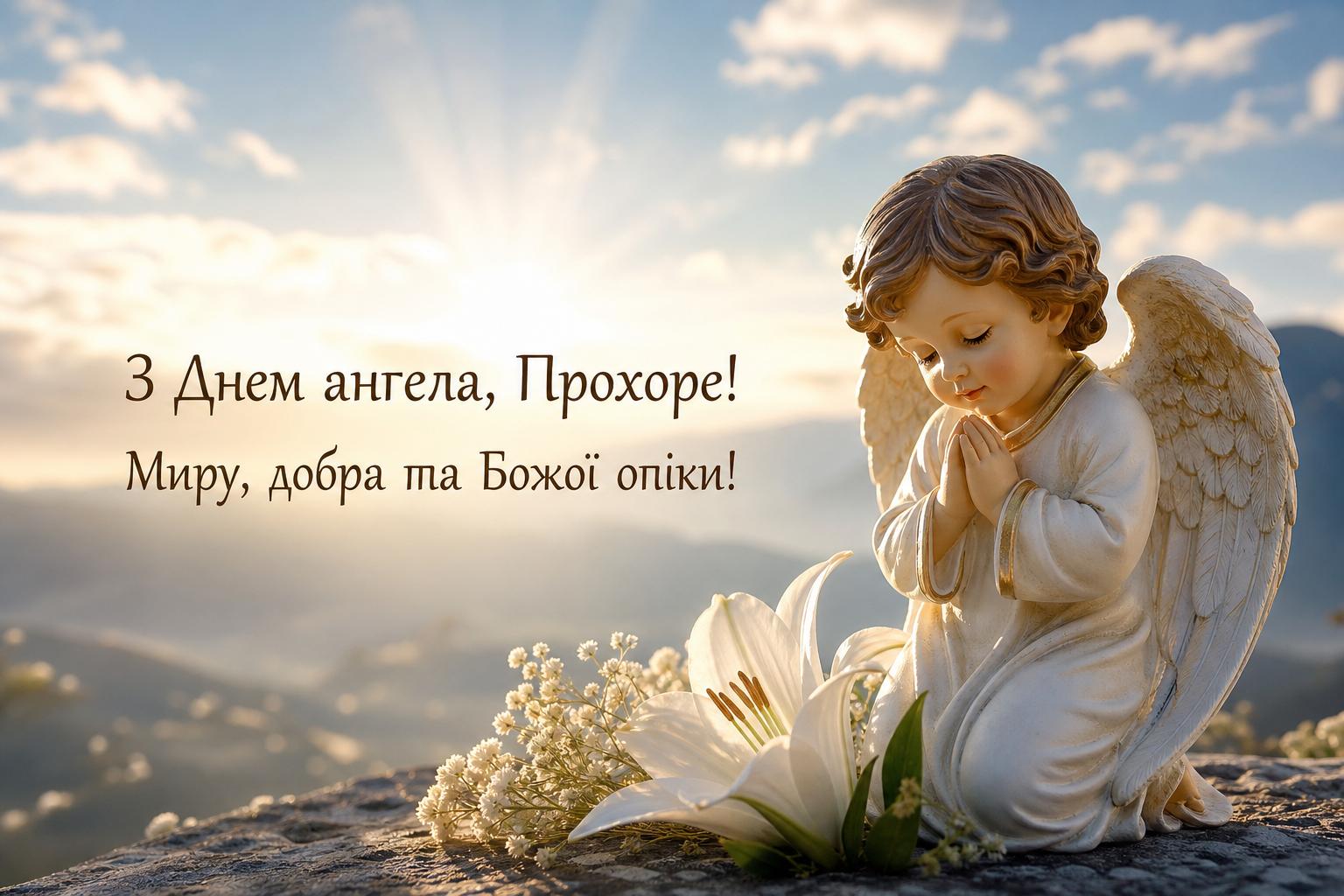 Зворушливі привітання з днем ангела Прохора у прозі