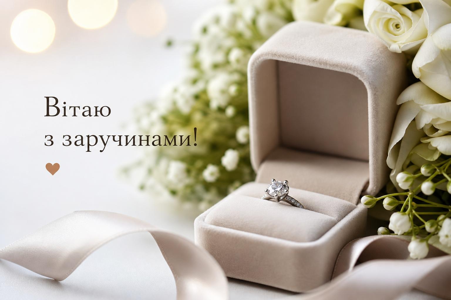 СМС привітання з заручинами