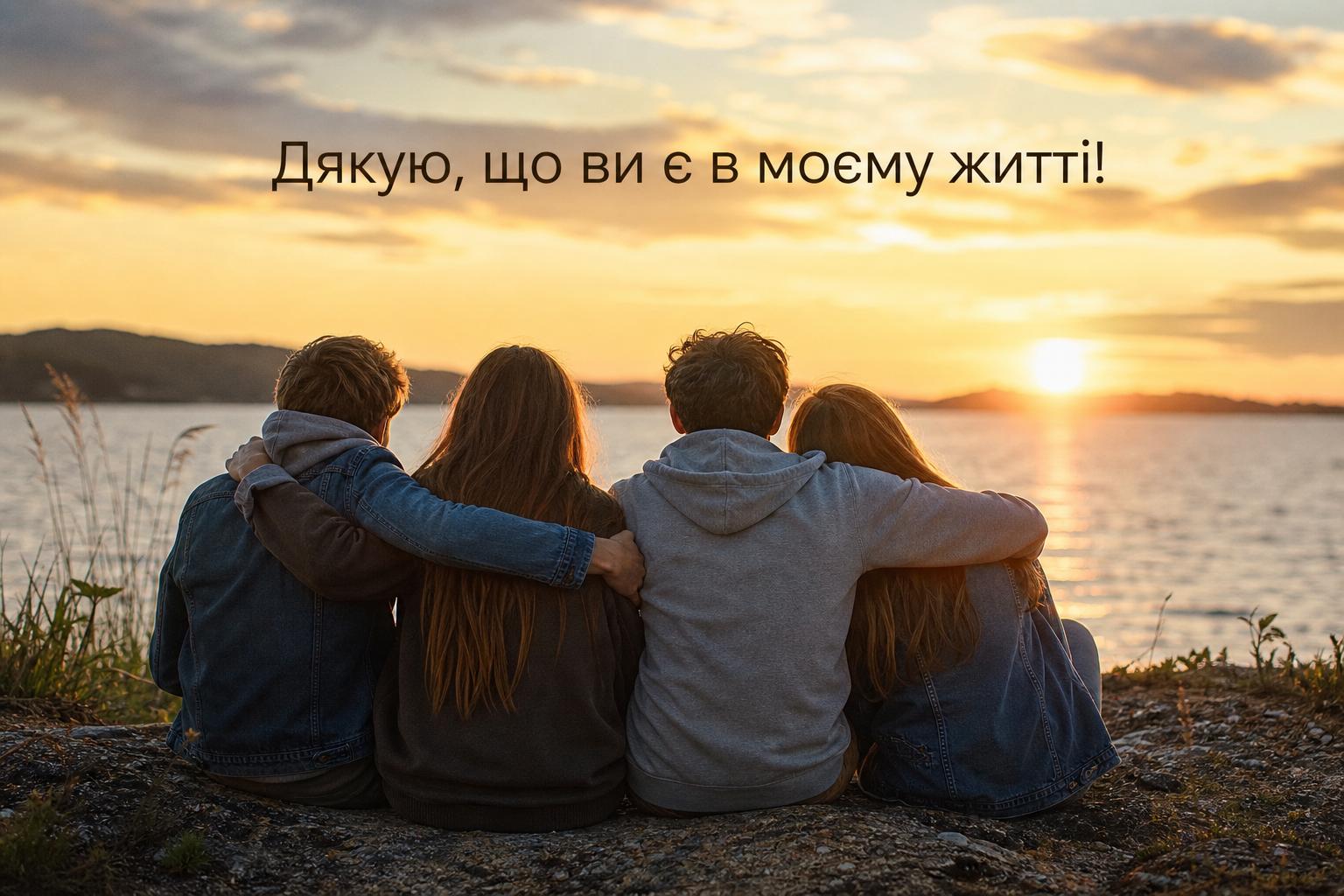 Найкращі привітання з Днем друзів своїми словами