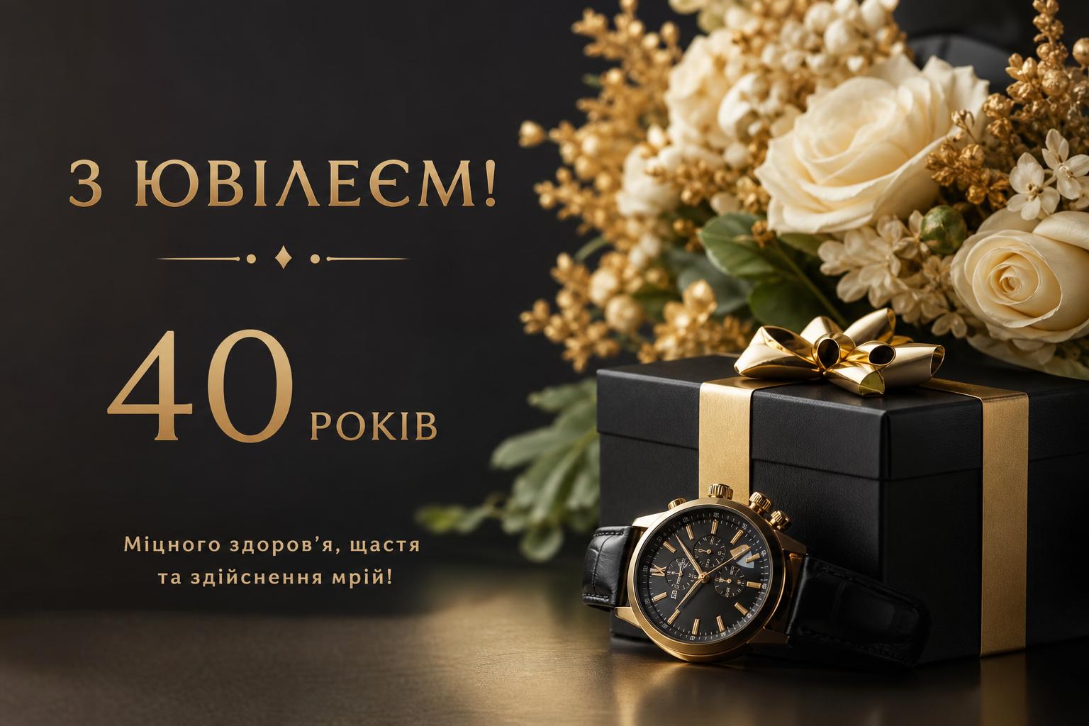 Красиві привітання на Ювілей 40 років українською мовою. Привітання у прозі з 40-річчям Красиві привітання на Ювілей 40 років українською мовою. Привітання у прозі з 40-річчям фото