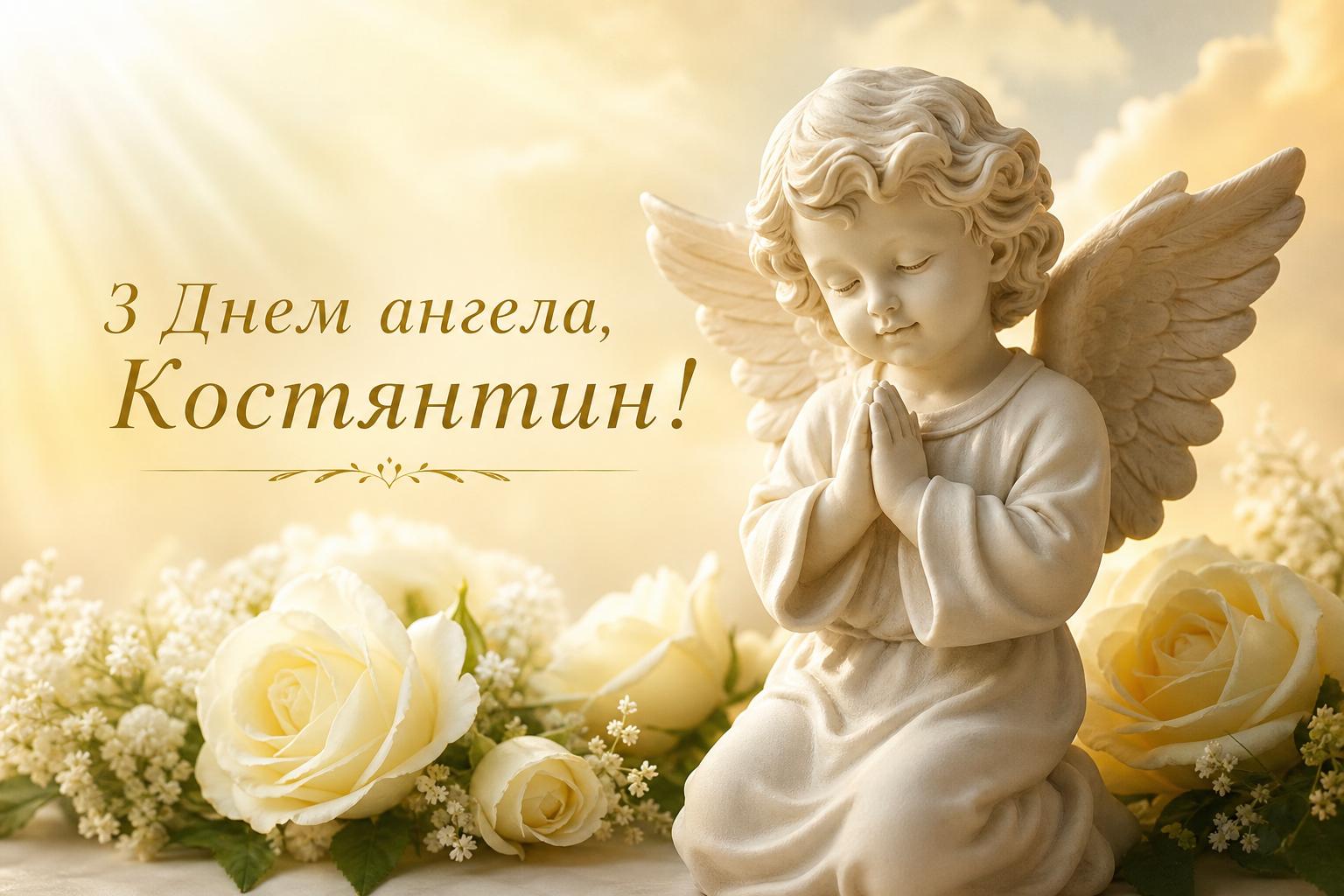 Кращі привітання з днем ангела Костянтина у прозі, українською мовою. Зворушливі привітання з днем ангела Костянтина у віршах Кращі привітання з днем ангела Костянтина у прозі, українською мовою. Зворушливі привітання з днем ангела Костянтина у віршах фото