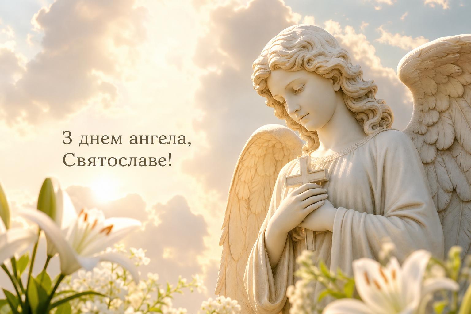 Привітання з днем ангела Святослава